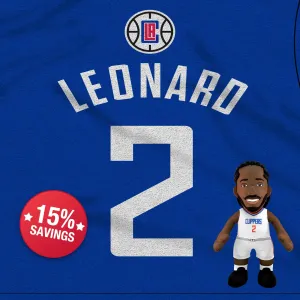 Los Angeles Clippers Kawhi Leonard Sleep Squad Blanket X Bleacher Creatures Bundle