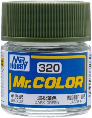 Mr. Hobby C320 Mr. Color Dark Green Lacquer Paint 10ml